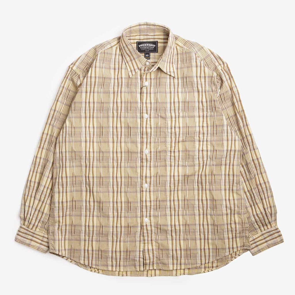 FrizmWORKS Gathered Check Shirt - Hit Edition