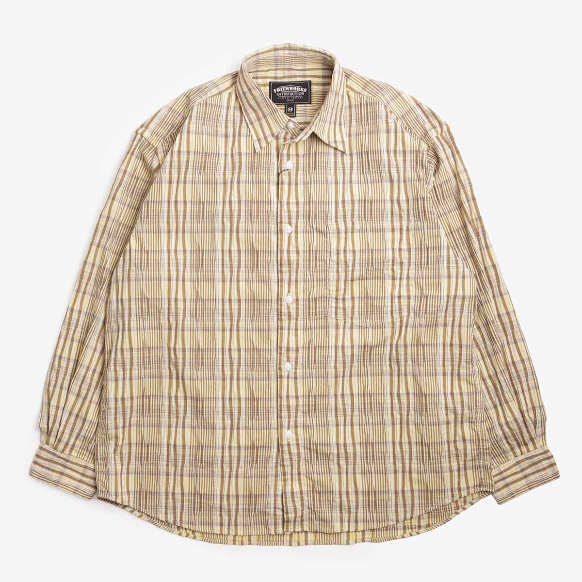 FrizmWORKS Gathered Check Shirt - Hit Edition