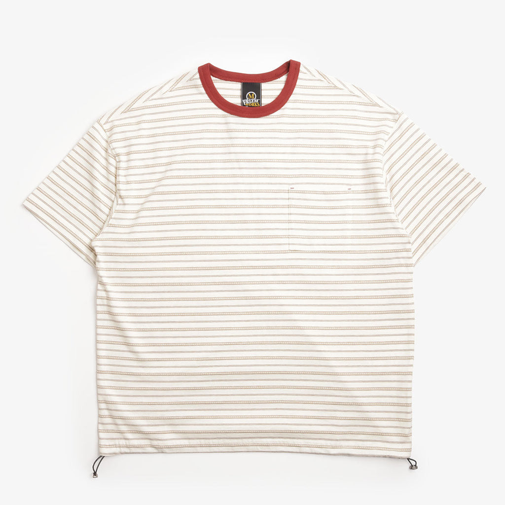 FrizmWORKS Jacquard Stripe Half Tee - Exclusivo