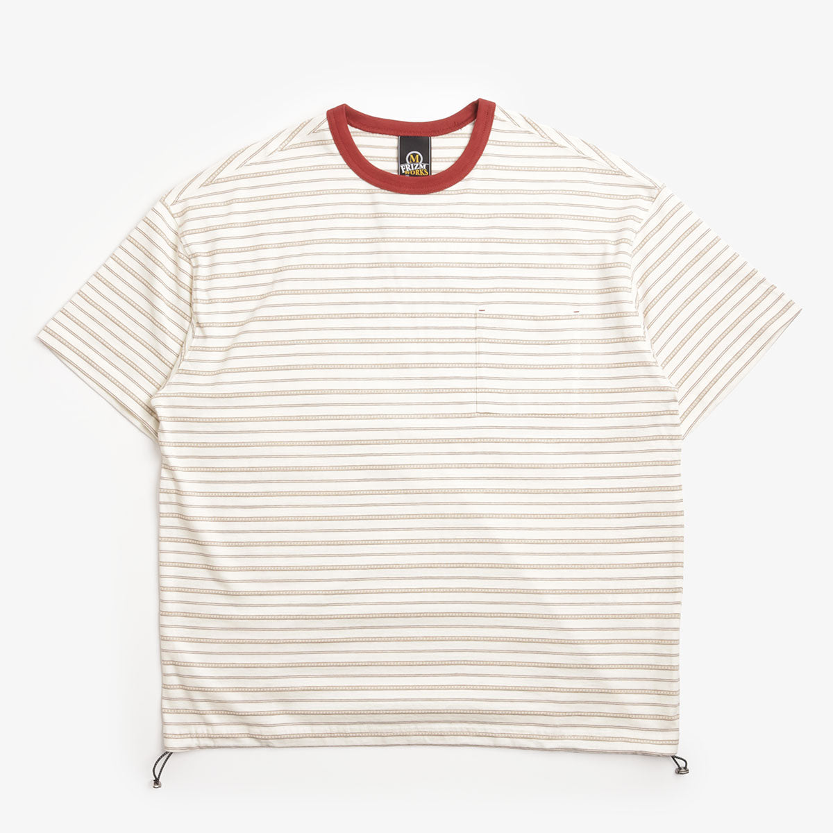 FrizmWORKS Jacquard Stripe Half Tee - Exclusivo