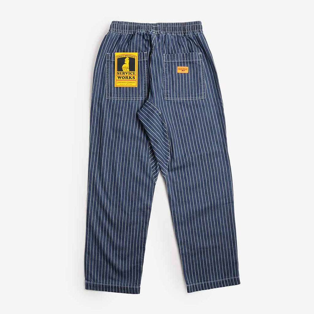 Sevice Works Pinstripe Denim Chef Pants - Premium