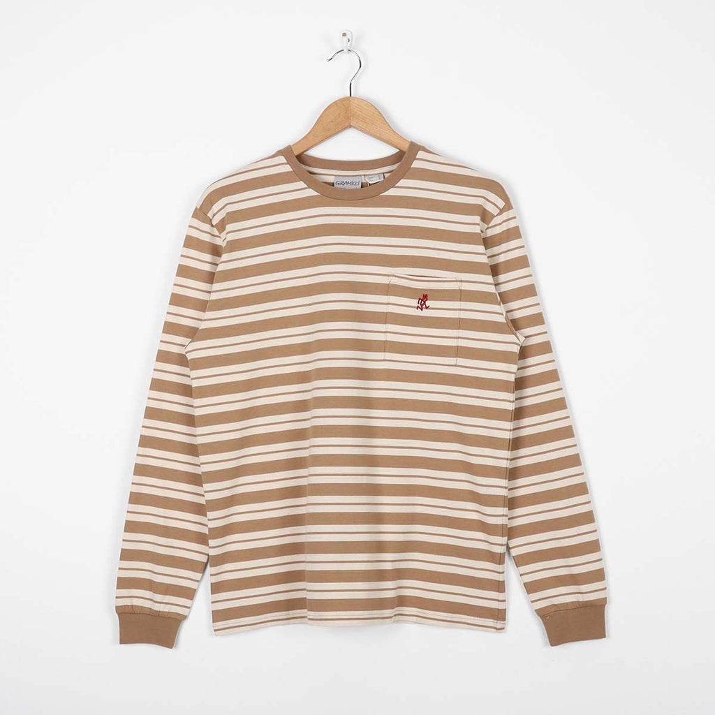 Gramicci Striped One Point Long Sleeve T-shirt - Hit Edition