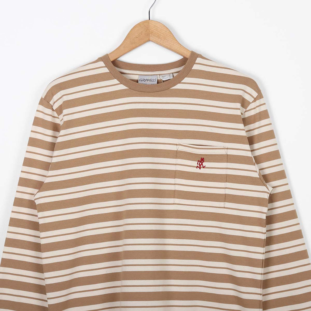 Gramicci Striped One Point Long Sleeve T-shirt - Hit Edition